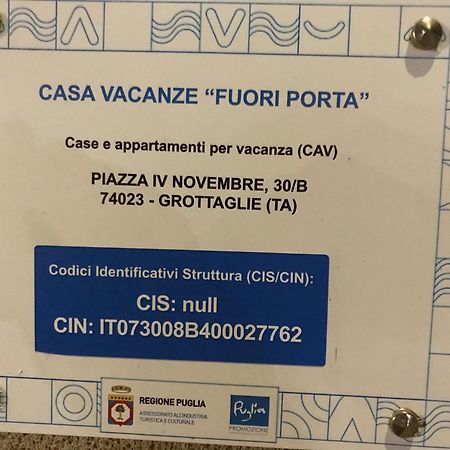 Affittacamere Fuori Porta Grottaglie Exteriér fotografie